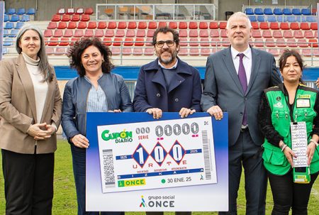 La Sociedad Deportiva Amorebieta protagoniza el cupón de la ONCE cupon