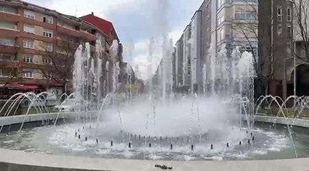 Ya funciona la fuente Euskadi de Askatasun etorbidea Euskadi Iturria