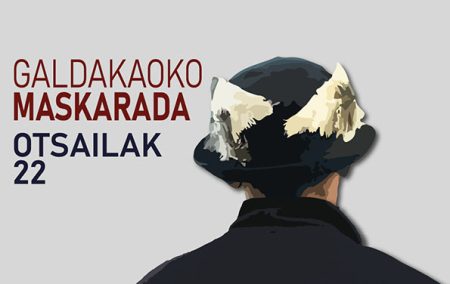 Zuberoako Maskarada plazaratuko du Andra Marik otsailaren 22an MASKARADA KARTELA