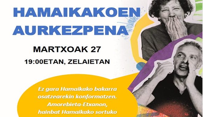Amorebieta-Etxano presentará sus Hamaikakoak de Euskaraldia en Zelaieta