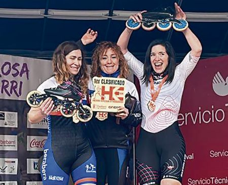 Dos nuevos podios para Basroller en Etxebarri PODIUM FEMENINO ETXEBARRI