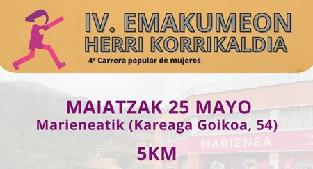 Inscripciones para la Carrera Popular de Mujeres de Basauri CARRERA MUJERES
