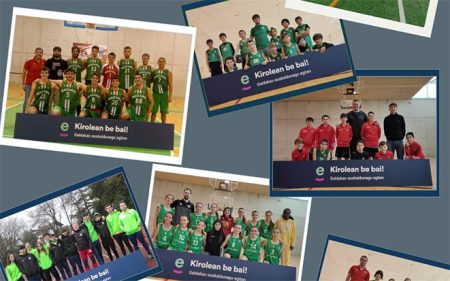 Los clubes deportivos impulsan el uso del euskera en el deporte juvenil Muntaia Kirolean Euskaraz