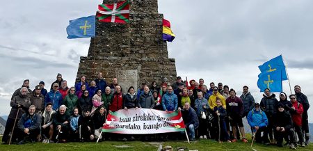 Homenaje a los gudaris y milicianos caídos en la batalla de Saibigain Saibigain omenaldia