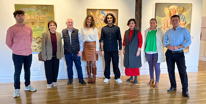 Exposición retrospectiva de Fernando Beorlegui Presentación de la muestra en el museo. (DU)