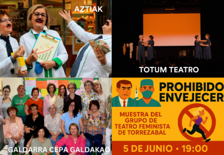 Muestra de Teatro Aficionado del 27 de mayo al 5 de junio antzerkiafizionatua XXVw