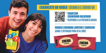 Compra, juega y gana para apoyar al comercio local CARTEL EZAGUTU ZURE HERRIA