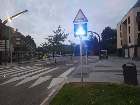 Paso de peatones leds