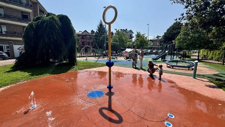 Nueva zona de juegos acuáticos de Tabira juegos agua