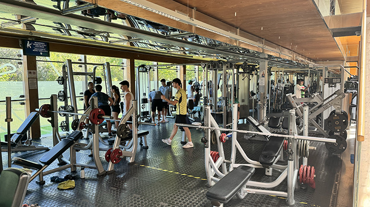 Renovarán la maquinaria de fitness en Landako II a principios de 2026 Usuarios en Lndako II. (DU)
