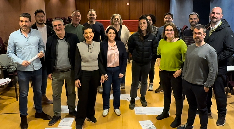 El Consejo Escolar Municipal de Durango presenta su trabajo en un vídeo Un momento durante la presentación del vídeo. (DU)