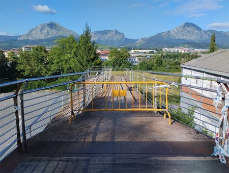 Cierran el puente de la N-634 entre Gerediaga y Laubideta Zubia
