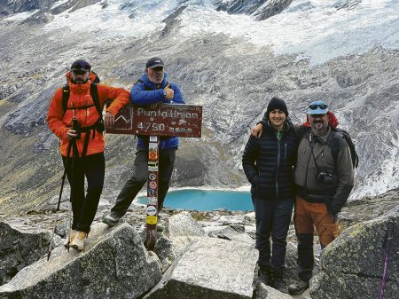 El usansolotarra Asier Zaite cumple 16 años ascendiendo los Andes Ganguren peru1