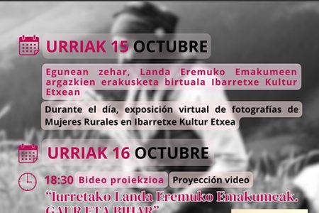Ponen en valor el papel de las mujeres en el medio rural LANDA EREMUKO EMAKUMEEN NAZIOARTEKO EGUNA 2025 2