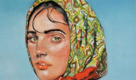 Verónica Otxandio en Pozokoetxe Kultur Etxe expo