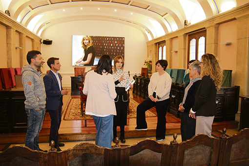 El Ayuntamiento recibe a Leire Bilbao, ganadora del Premio Nacional de Literatura Infantil y Juvenil Leire Bilba harrera 4