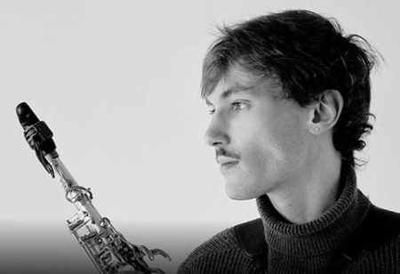 El gran saxofonista Antón Gómez. (DU)