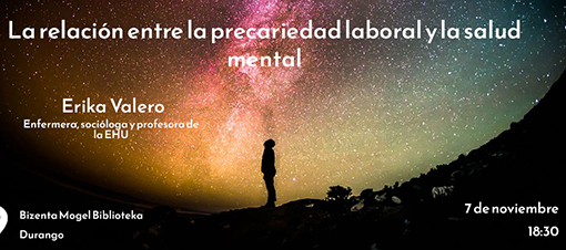 Charla sobre la relación entre precariedad laboral y salud mental Zientziaren ertzetik noviembre 2025