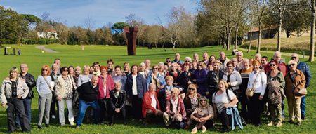 Participantes en la excursión a Hernani. (AVVB)