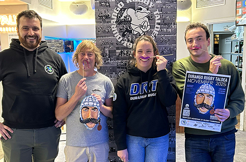 Durango Rugby Taldea anima a participar en Movember november