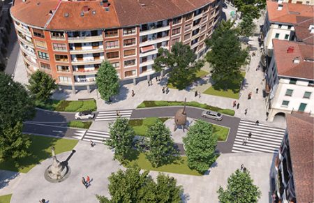 La obras de peatonalización de la calle Karmen empezarán la próxima semana Las obras arrancan la próxima semana. (AU)