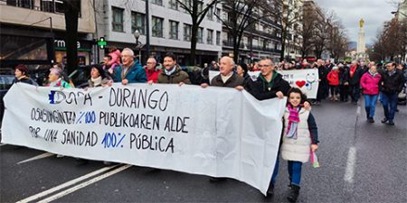 Una manifestación de DOPA en Bilbao. /DOPA)