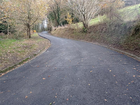 La renovación de la vía de Sagasta ya está lista Aspecto actual de la vía de Sagasta. (AU)