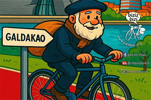 Bici-Marcha desde Bilbao hacia Galdakao marcha bici