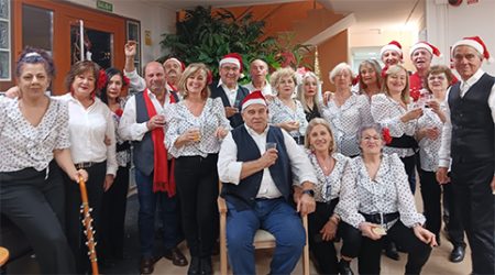 Fiesta con Bengoetxe Auzo Elkartea el 11 de diciembre Una fiesta de Navidad anterior. (BAE)