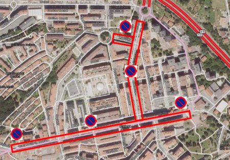 Alteraciones para el tráfico y las paradas de autobús por la San Silvestre Cambios tráfico San Silvestre