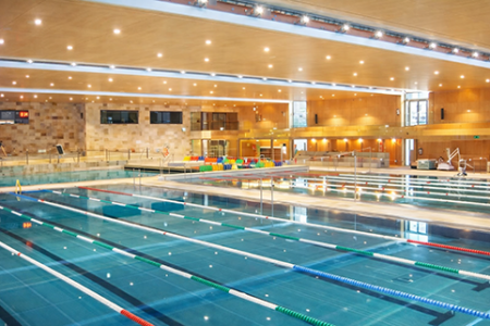 Abono anual para la piscina y la sala de fitness con Durango Kirolak Imagen de la piscina. (DU)