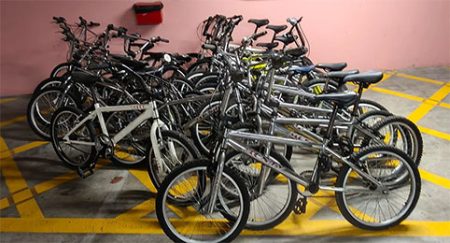 Bicicletas donadas. (DU)