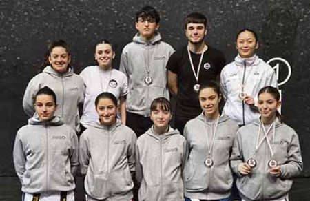 Buena nota para el Club Taekwondo Urreta Galdakao Los representantes del Club Taekwondo Urreta Galdakao. (CTU)