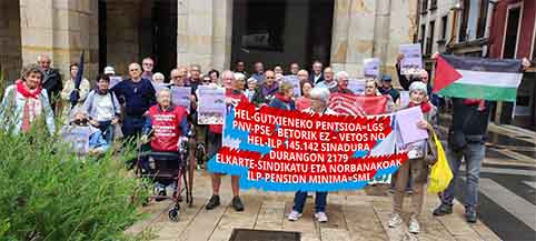 El Movimiento de Pensionistas de Durango cumple ocho años El Movimiento de Jubilados de Durango. (MJD)