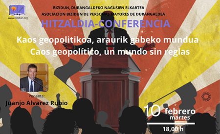 Charla sobre ‘Caos geopolítico, un mundo sin reglas’ Caos geopolítico, un mundo sin reglas charla