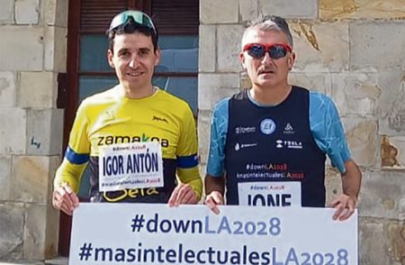 Antón y Conde antes de salir. (JC)