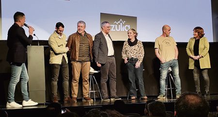La etapa de Galdakao para la Itzulia 2026 se presentó en Torrezabal Un momento de la presentación. (AGE)