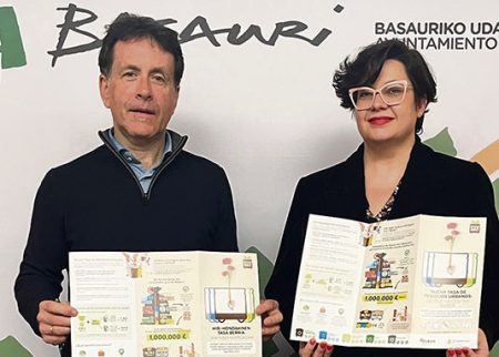 Basauri comenzará a aplicar la tasa personalizada de residuos en abril Presentación de la medida. (BU)