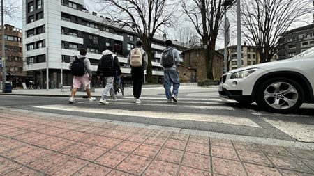 Un paso de cebra en Durango. (DU)