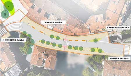 Amplían el proyecto Karmen 2.0 lareurbanizando el tramo entre los números 11 y 15 Karm plano