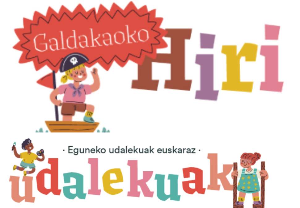 Inscripción para las colonias urbanas de verano udalekuak