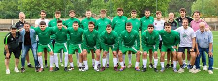 a plantilla de la Selección de Basauri Senior la pasada edición del Campeonato Interpueblos Hego Uribe. (AGF)