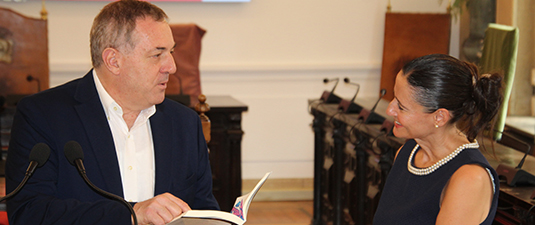 El embajador de Uruguay en España visita Durango