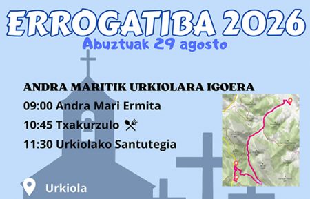 Vuelve la rogativa de San Roque a Urkiola rogatva
