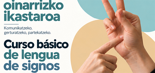 Curso gratis de lengua de signos en colaboración con Euskal Gorrak